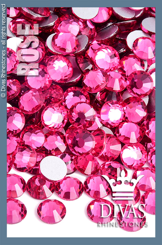 CRYSTAL RHINESTONES - 'Rose'