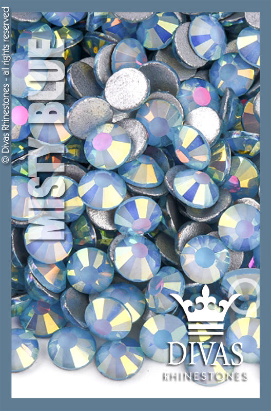 COATED RHINESTONES - 'Misty Blue'