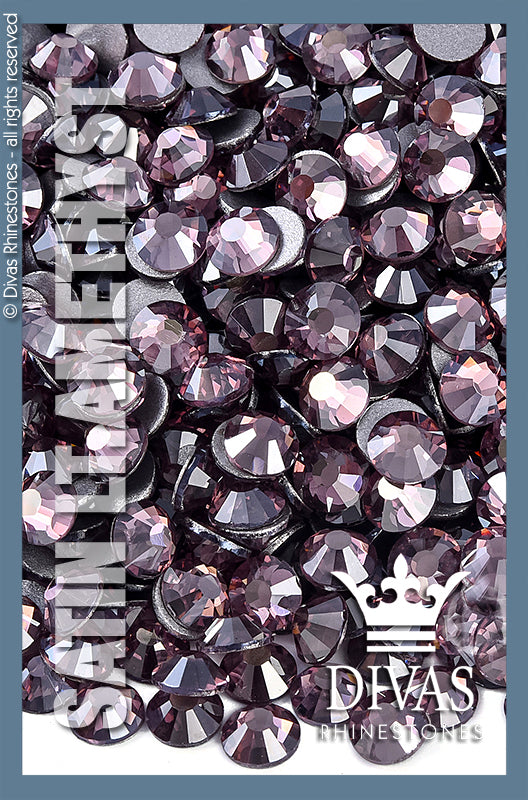 SATIN RHINESTONES - 'Light Amethyst'