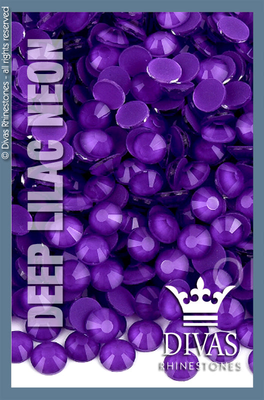 NEON RHINESTONES - 'Deep Lilac'