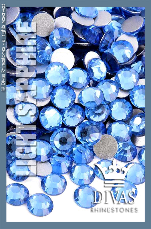 CRYSTAL RHINESTONES - 'Light Sapphire'