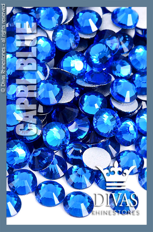 CRYSTAL RHINESTONES - 'Capri Blue'