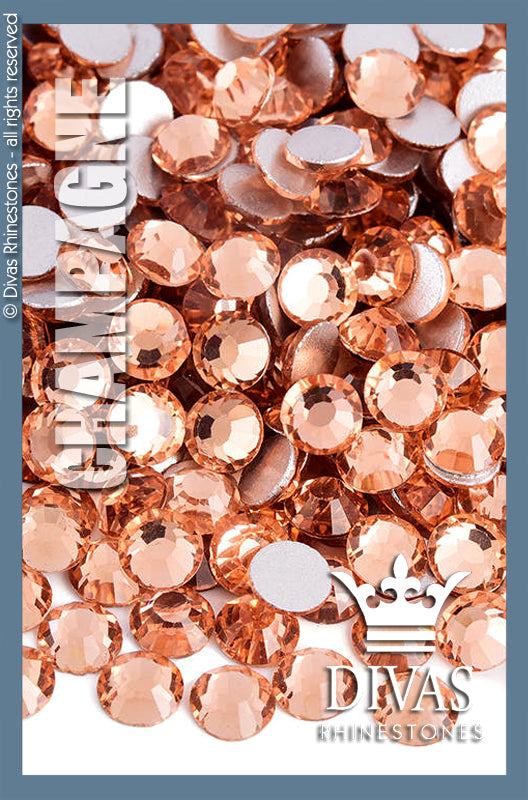 CRYSTAL RHINESTONES - 'Champagne'