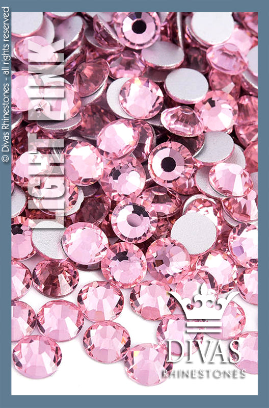 CRYSTAL RHINESTONES -'Light Pink'