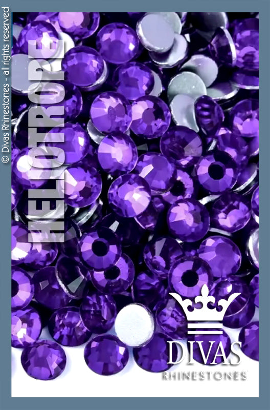 CRYSTAL RHINESTONES - 'Heliotrope'