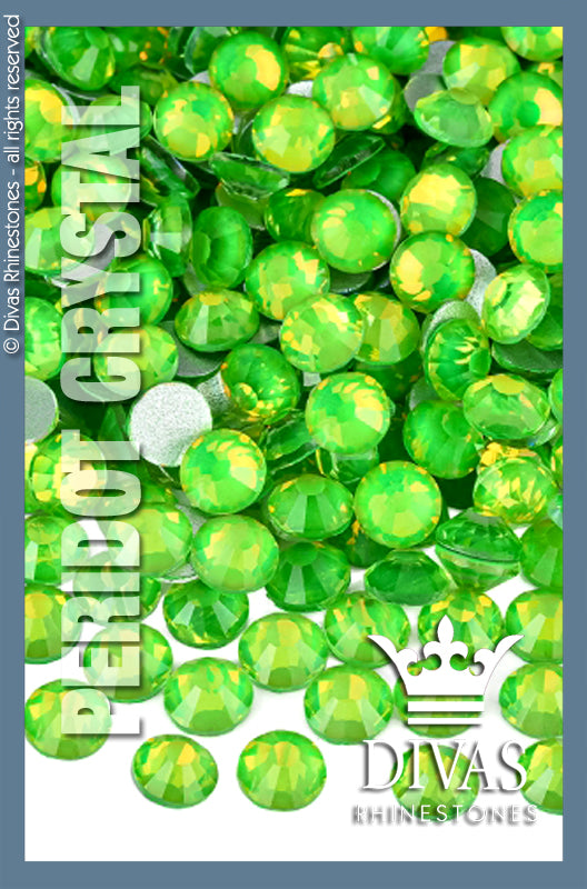 LUMINOUS RHINESTONES - 'Peridot Crystal'
