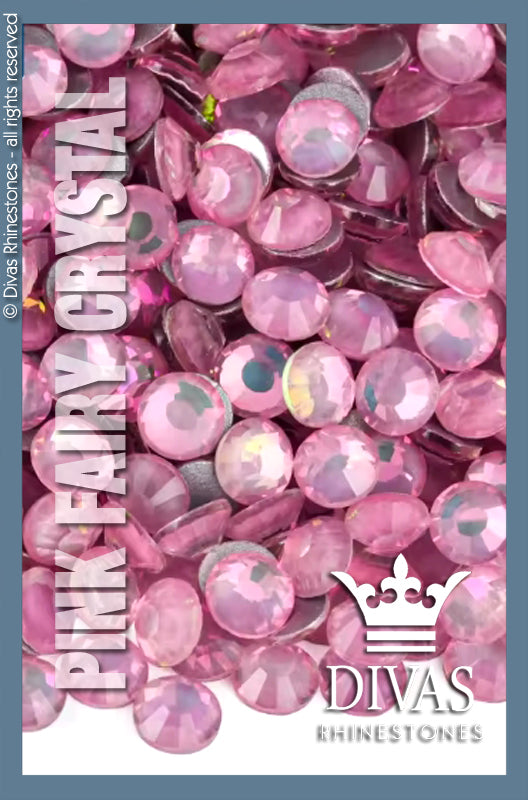 LUMINOUS RHINESTONES - 'Pink Fairy Crystal'
