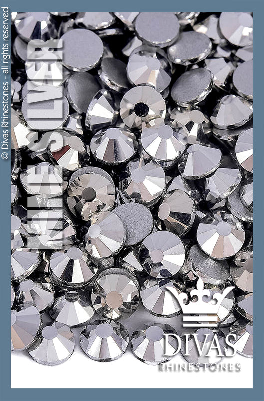 COATED RHINESTONES - 'Mine Silver'