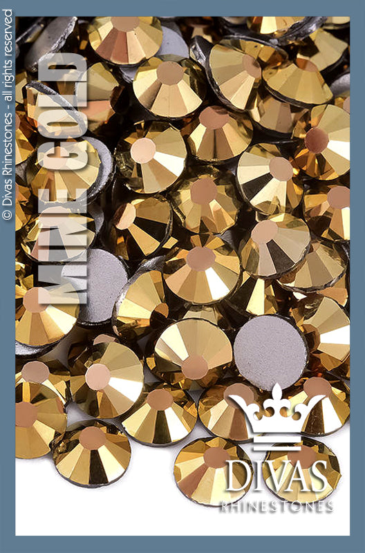 COATED RHINESTONES - 'Mine Gold'