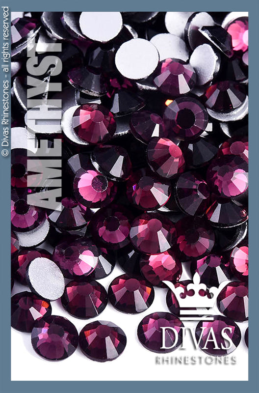 CRYSTAL RHINESTONES - 'Amethyst'