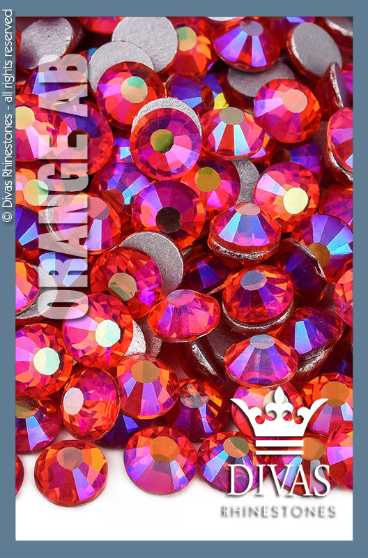 AB RHINESTONES - 'Orange AB'