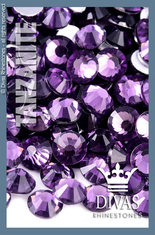 CRYSTAL RHINESTONES - 'Tanzanite'
