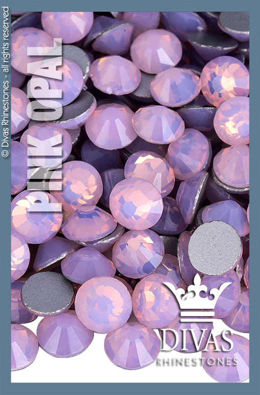 OPAL RHINESTONES - Eltanin Rose #2020 Glass Crystal 'Pink Opal'