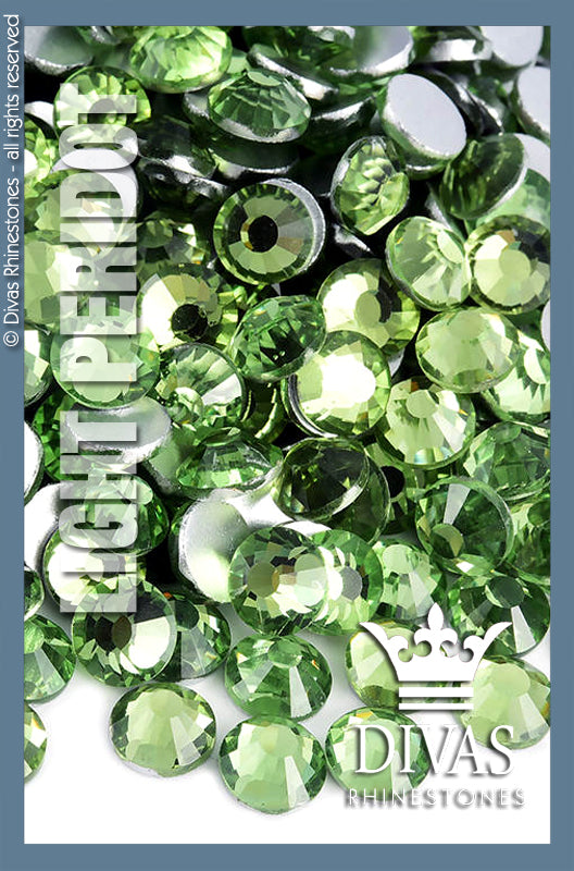 CRYSTAL RHINESTONES - 'Light Peridot'