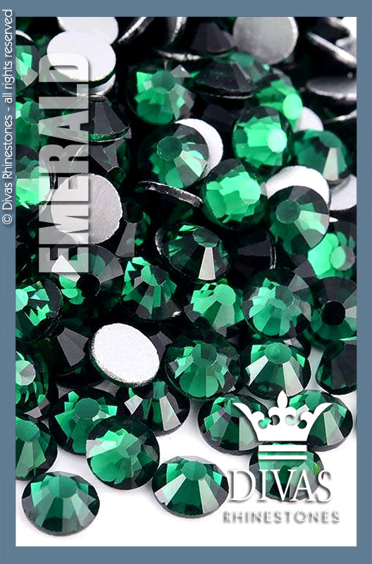 CRYSTAL RHINESTONES - 'Emerald''
