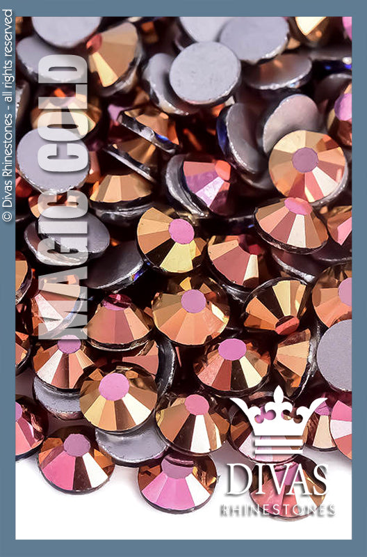 COATED RHINESTONES - 'Magic Gold'