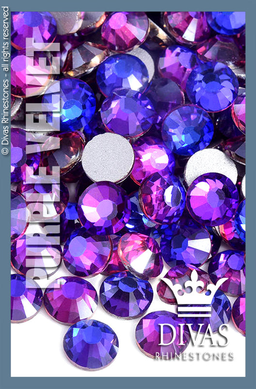 COATED RHINESTONES - 'Purple Velvet'