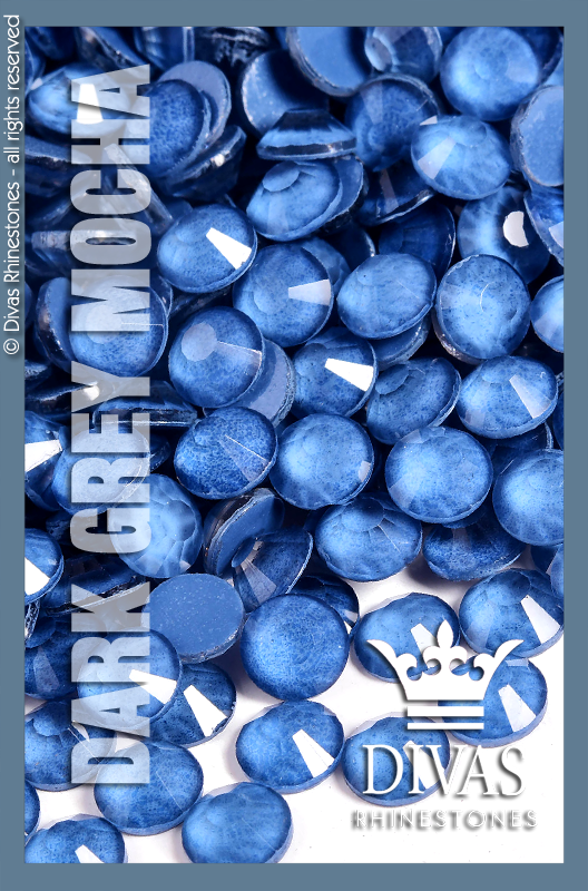MOCHA RHINESTONES - Eltanin Rose #2020 Glass Crystal 'Jeans Blue'