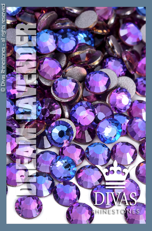 COATED RHINESTONES - Eltanin Rose #2020 Glass Crystal 'Dream Lavender''