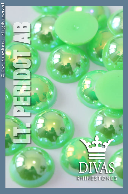 AB PEARLS - Light Peridot