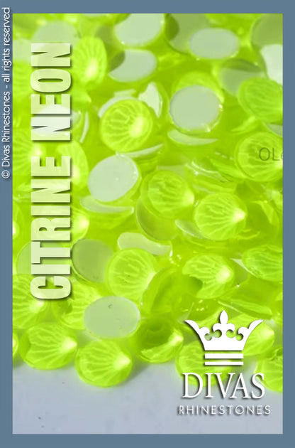 NEON RHINESTONES - 'Citrine'
