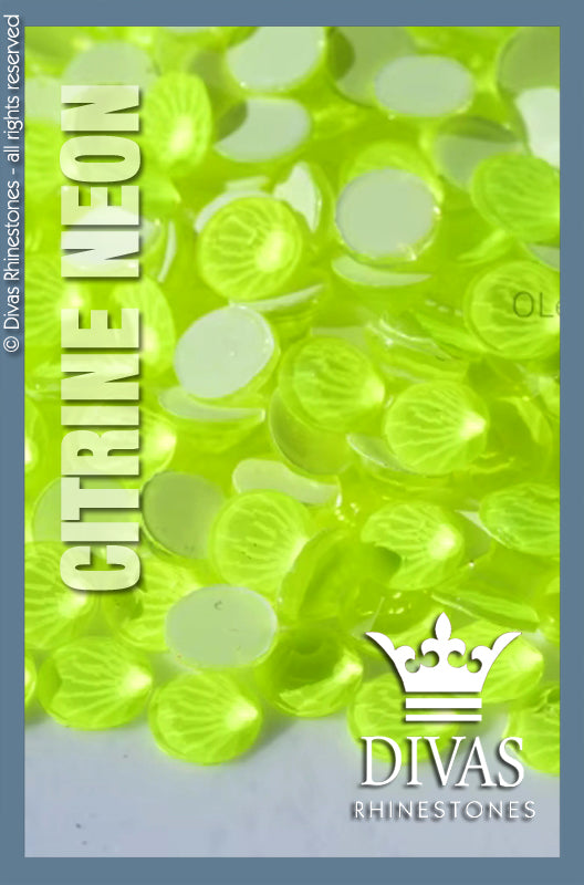 NEON RHINESTONES - 'Citrine'