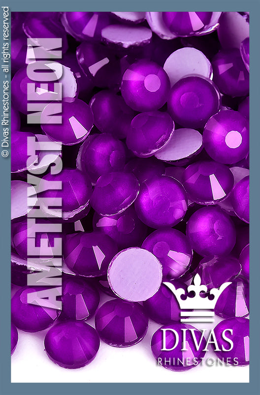 NEON RHINESTONES - 'Amethyst'