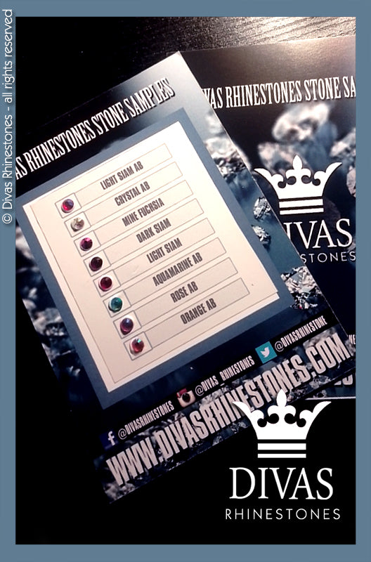 **Request your FREE STONE SAMPLES!** – Divas Rhinestones