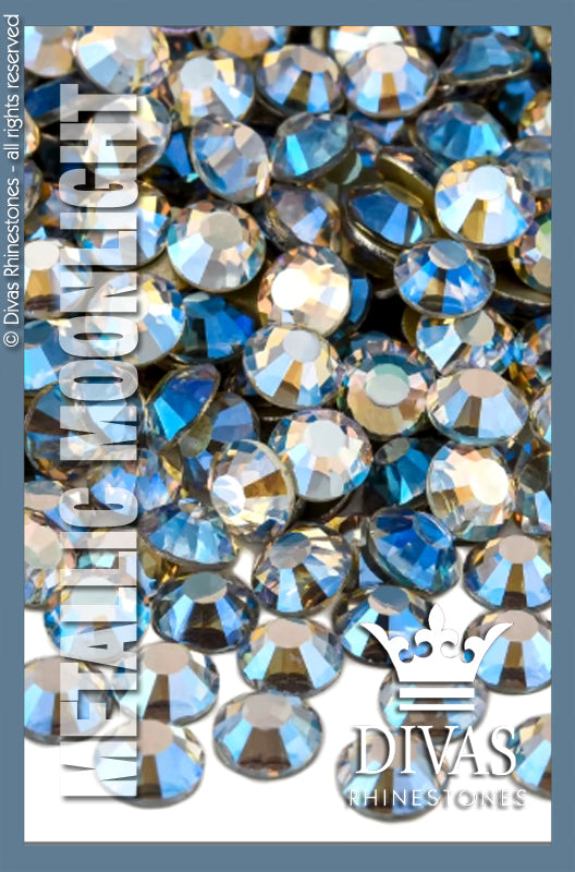 COATED RHINESTONES - 'Metallic Moonlight'