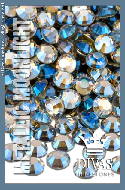 COATED RHINESTONES - 'Metallic Moonlight'