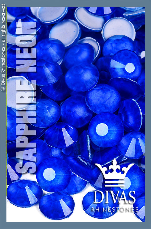 NEON RHINESTONES - 'Sapphire'