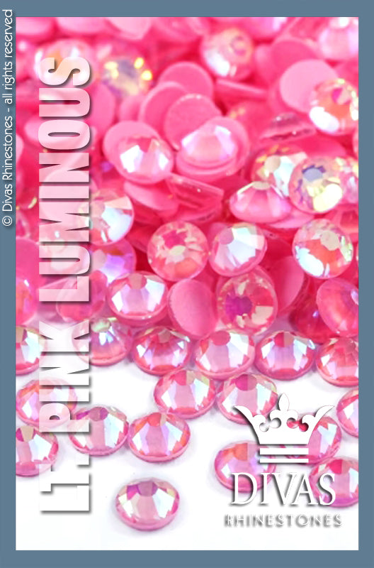 LUMINOUS RHINESTONES - 'Light Pink'