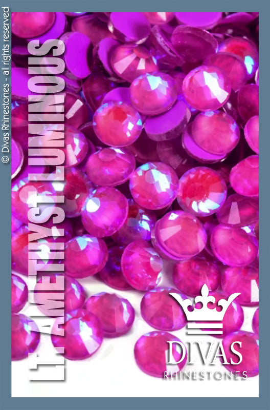 LUMINOUS RHINESTONES - 'Light Amethyst'