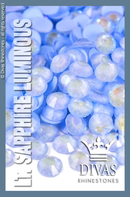 LUMINOUS RHINESTONES - 'Light Sapphire'