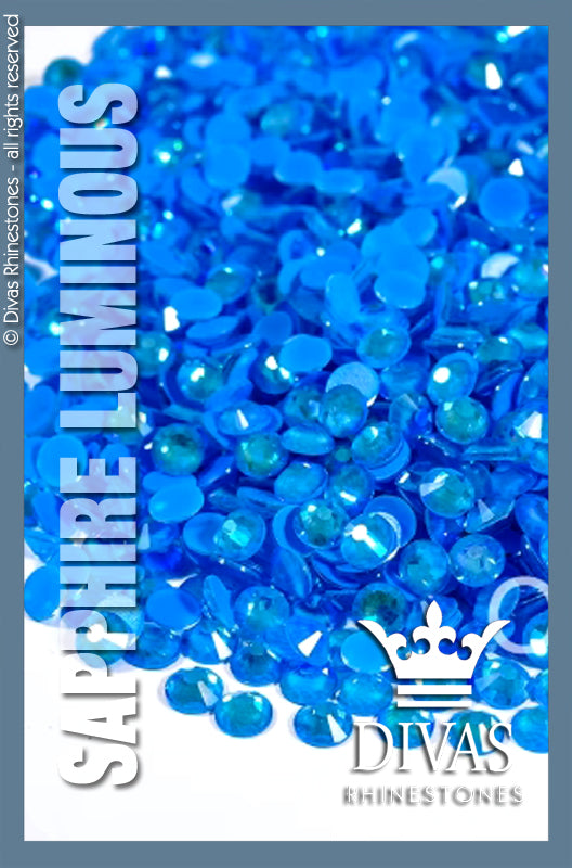 LUMINOUS RHINESTONES - 'Sapphire'