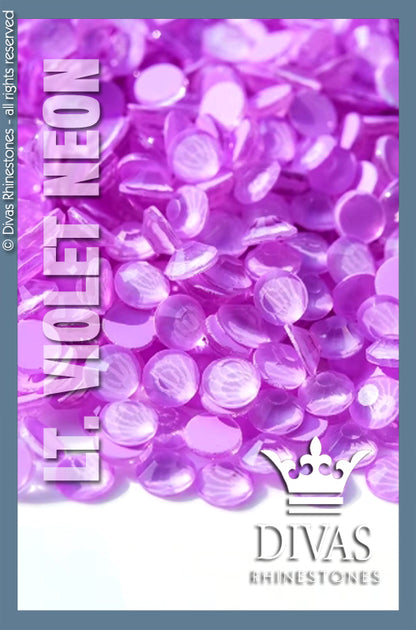 NEON RHINESTONES - 'Light Violet'
