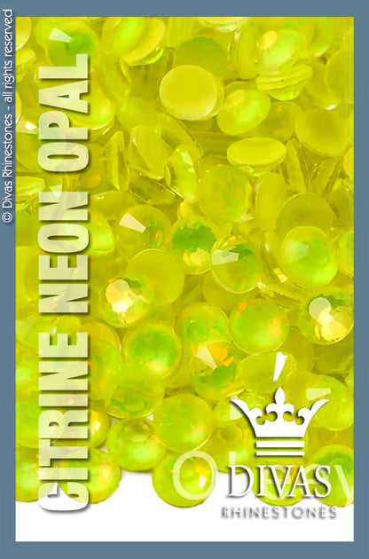 NEON RHINESTONES - 'Citrine Opal'