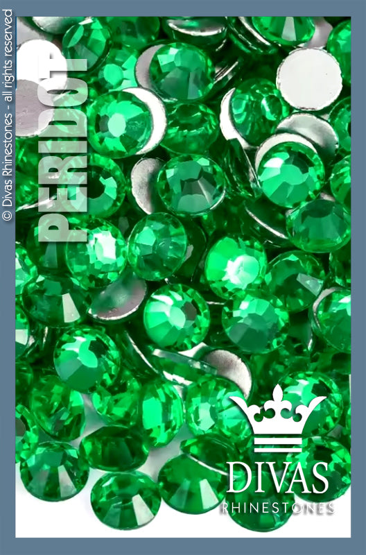 CRYSTAL RHINESTONES - 'Peridot'