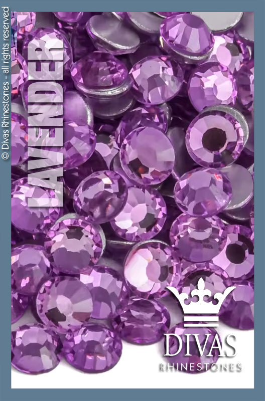 CRYSTAL RHINESTONES - 'Lavender'