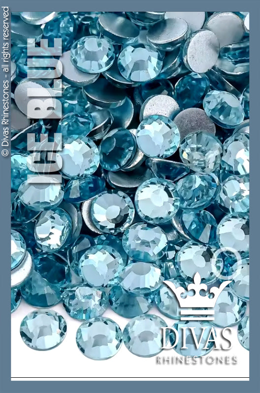 CRYSTAL RHINESTONES - 'Ice Blue'