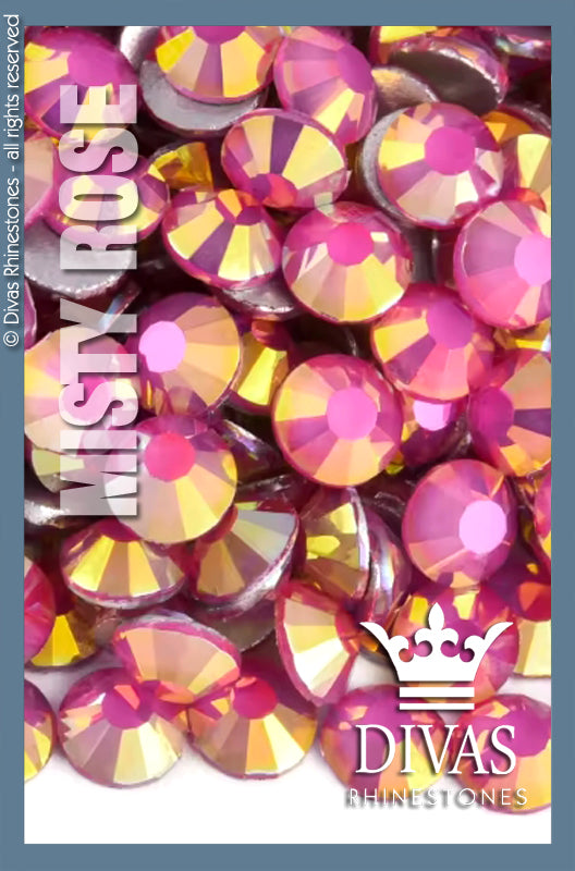 COATED RHINESTONES - 'Misty Rose'