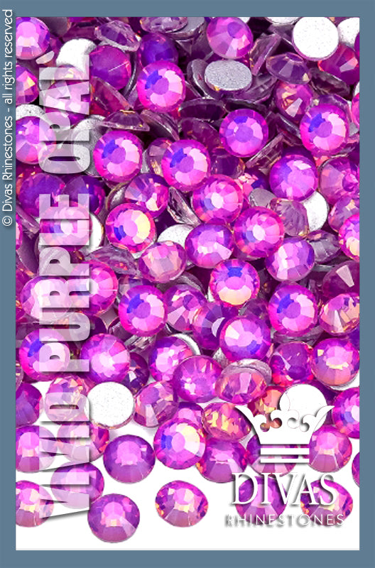 LUMINOUS RHINESTONES - 'Vivid Purple Opal'