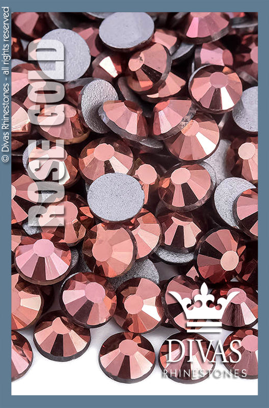 COATED RHINESTONES - 'Rose Gold'