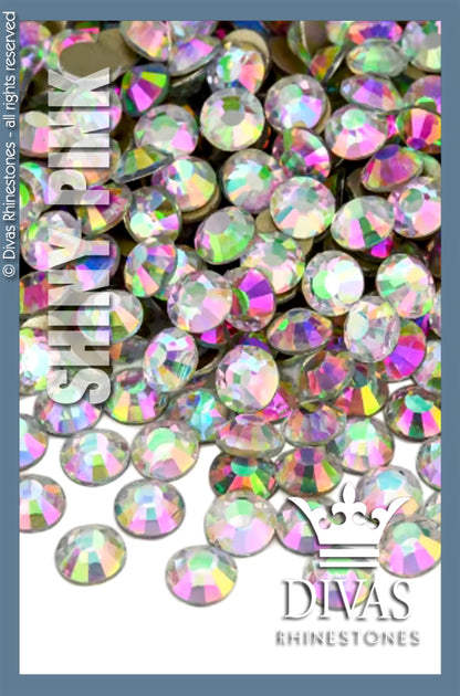 COATED RHINESTONES - 'Shiny Pink'