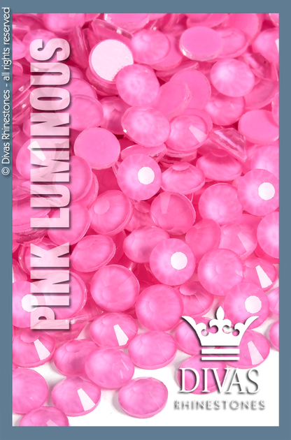 LUMINOUS RHINESTONES - Eltanin Rose #2020 Glass Crystal 'Pink'