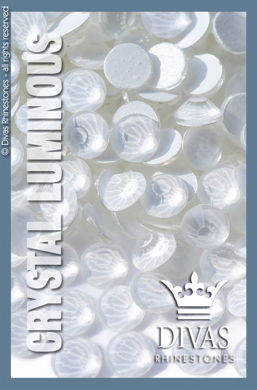 LUMINOUS RHINESTONES - Eltanin Rose #2020 Glass Crystal 'Crystal'